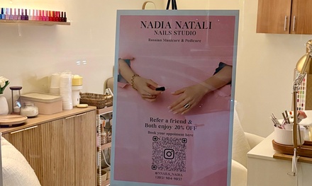 Russian Manicure + Builder Gel  - Nadia Natali Nails Studio