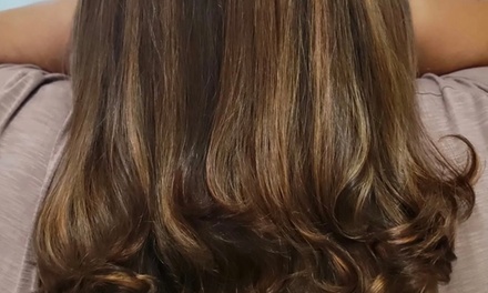 Haircut with blowout - Purple Amethyst Salon