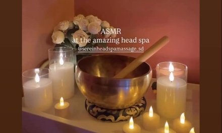 60 Minute Relaxing Head Spa Package - Serein Head Spa and Thai Massage