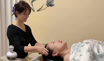Ultimate Head Spa Experience - Includes Scalp Massage, Mini Facial & Décolleté Treatment || 60-Minute Solo Session - Tayla Spa