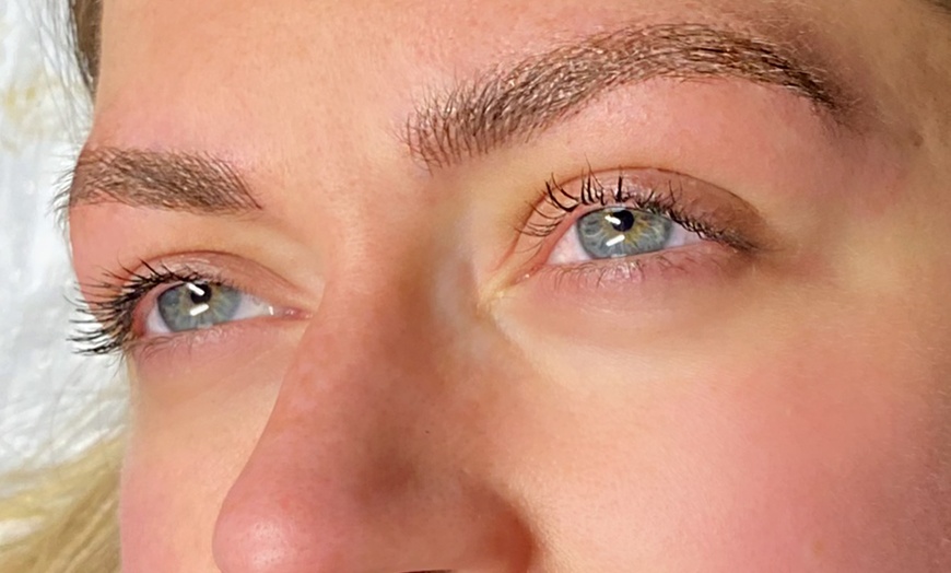 Image 2: Elevate with Eyelash Enhancement Tattoo or Eyebrow Microblading 