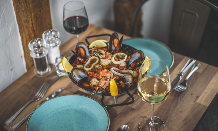 Image 1: Delight in a Choice of Paella and Drink for Two – Weekday or Weekend