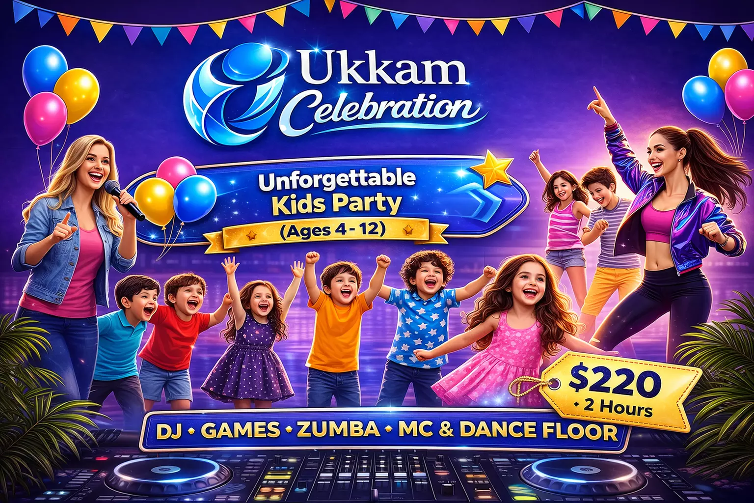 Kids Fun Party: Entertainment, Games & Celebration for Ages 4-12