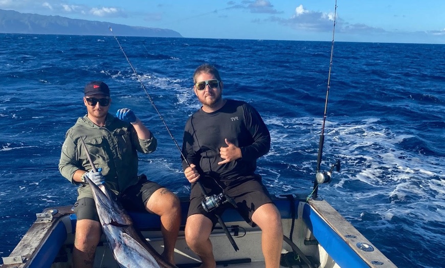 Image 1: Join Ocean Addict Shack Excursions for a 2, 4, or 6 hour Fishing Charter and Enjoy an Adventure  (Up to 30% Off)