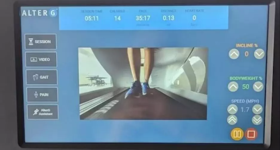 Anti-Gravity Treadmill for Low-Impact, Pain-Free Movement