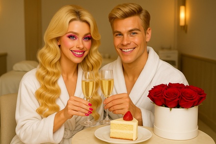 Tokyo Sweet Couple Massage 70-Minute Package with Hand/Foot Scrub and Champagne - Monaco Spa