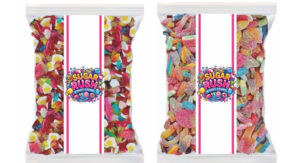 60% off Huge Candy Bags Packed w/2 or 4KG Fizzy, Jelly & Halal Treats!