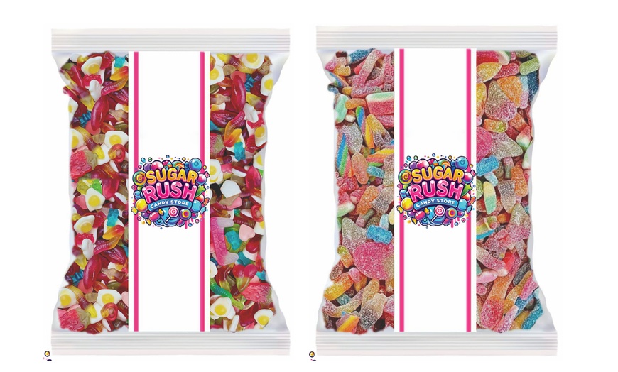 Image 1: 60% off Huge Candy Bags Packed w/2 or 4KG Fizzy, Jelly & Halal Treats!