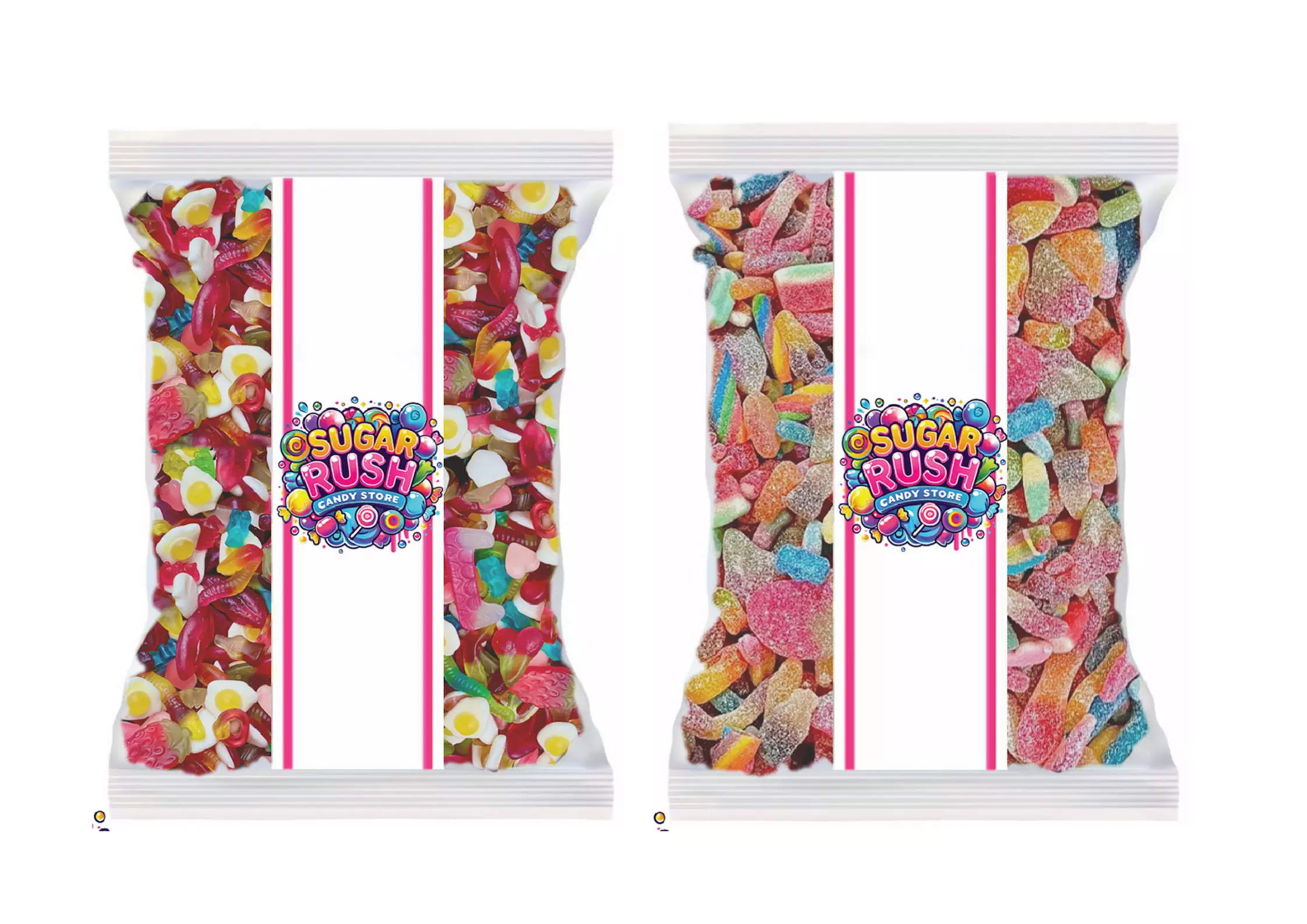 60% off Huge Candy Bags Packed w/2 or 4KG Fizzy, Jelly & Halal Treats!