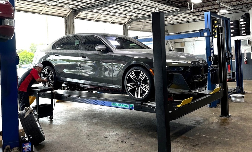 Image 5: Oil Change with Extras: Battery & Tire Check Combo