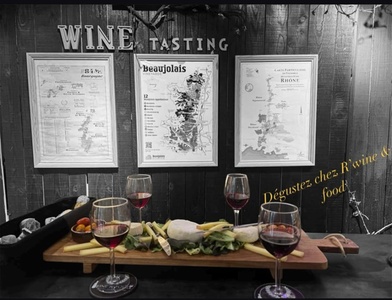 Initiation à la dégustions de 3 vins + plateau charcuterie et fromage pour 2 pers. - R'wine - food