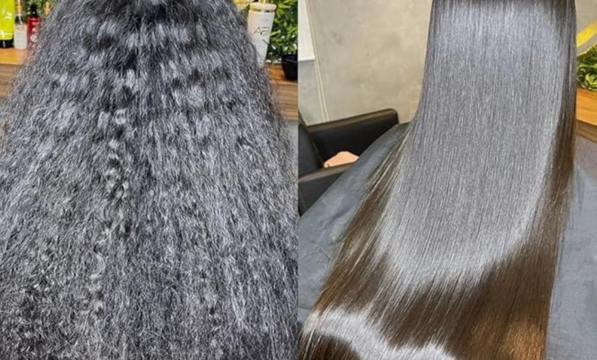 Image 1: Up to 63% Off on Salon - Keratin Treatment 