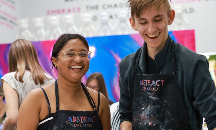 Image 7: Create Your Own Unique Abstract Art in a Fun Party Setting
