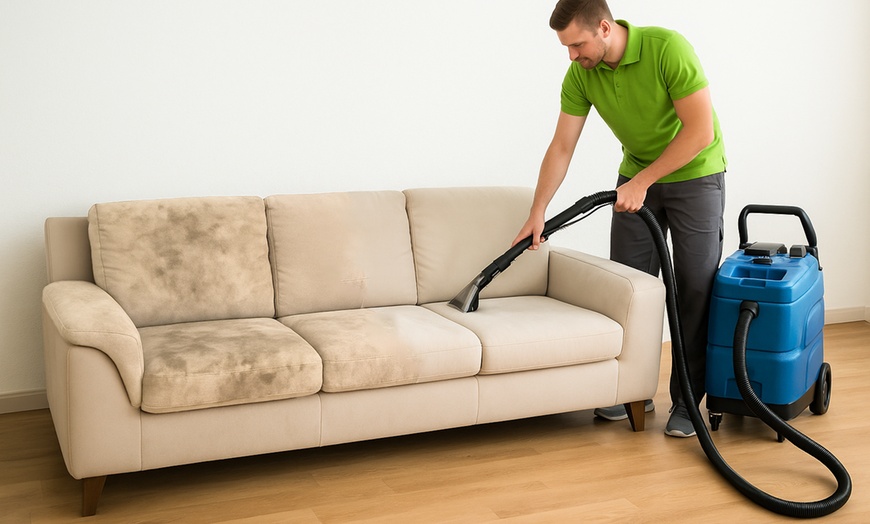 Image 1: Up to 73% Off on Upholstery Cleaning at CouchCleaning