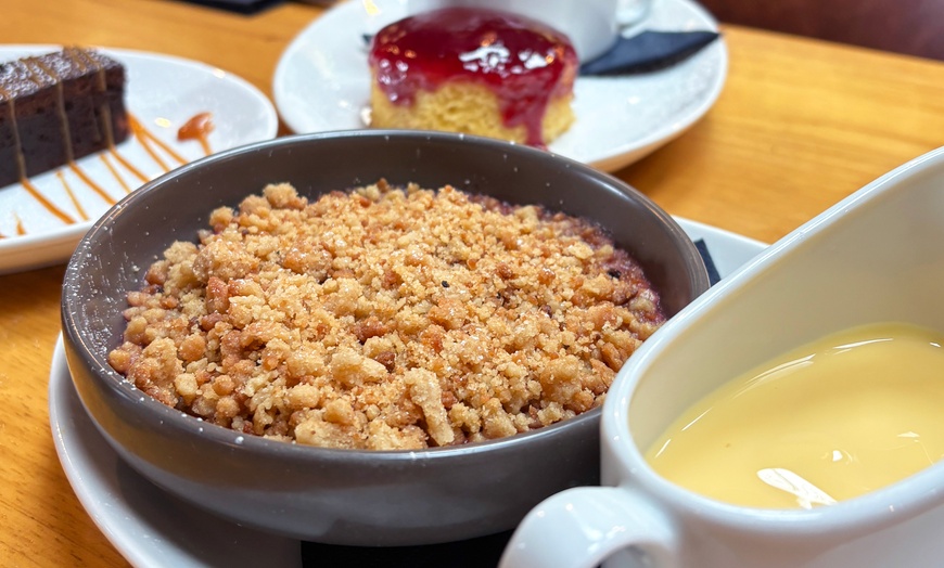 Image 8: Indulge in a Carvery For 2 or 4 with Dessert 