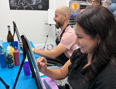 painting class for one person - Faride Art & Design - Doral Art Club