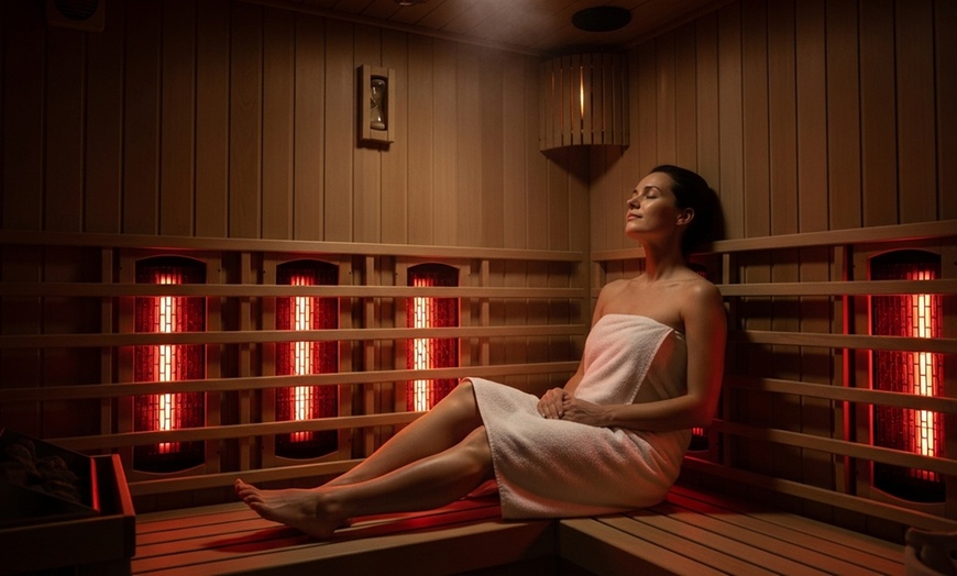Image 4: Choose From Multiple Packages of Infrared Sauna or Salt Room Sessions