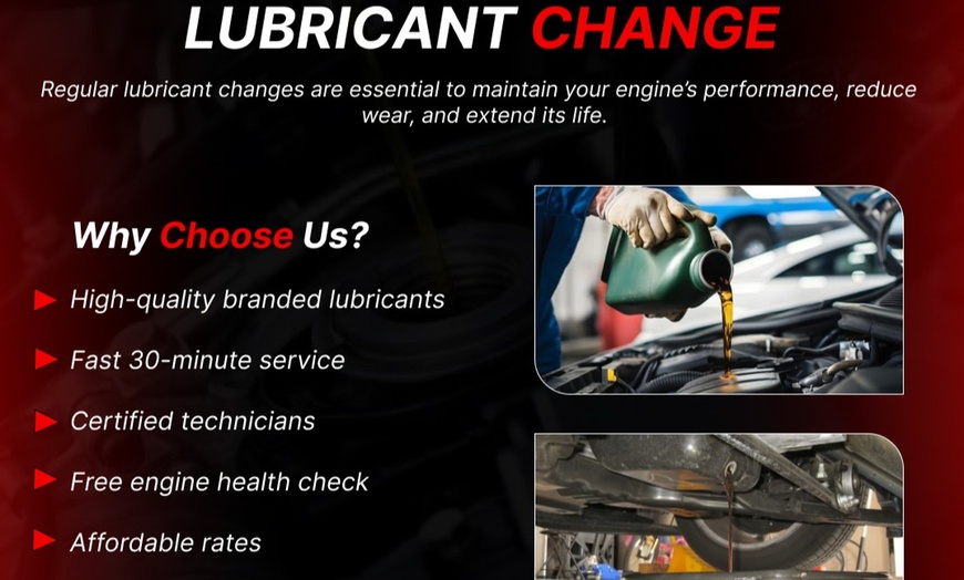 Image 3: Cylinder Oil Change + Car Wash + Health Check + DTC Check and Reset