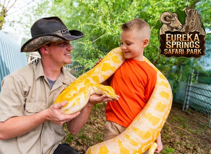 Safari Admission - For 2 - Eureka Springs Safari Park - Eagle Rock, MO
