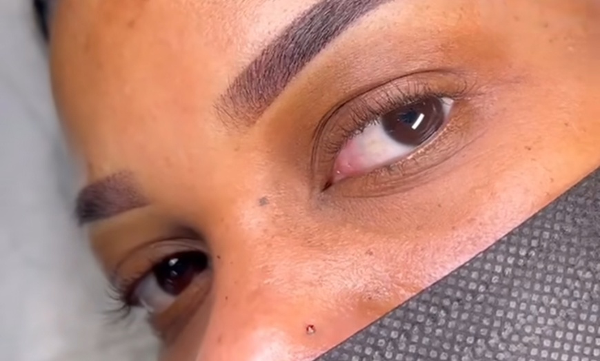 Image 1: Get Perfect Brows: Brow Lamination or Ombre Powder Brows, Customizable