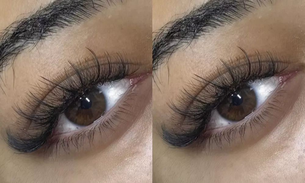 Brow Lamination, Lash Tint and Lift with Full Set of Extensions