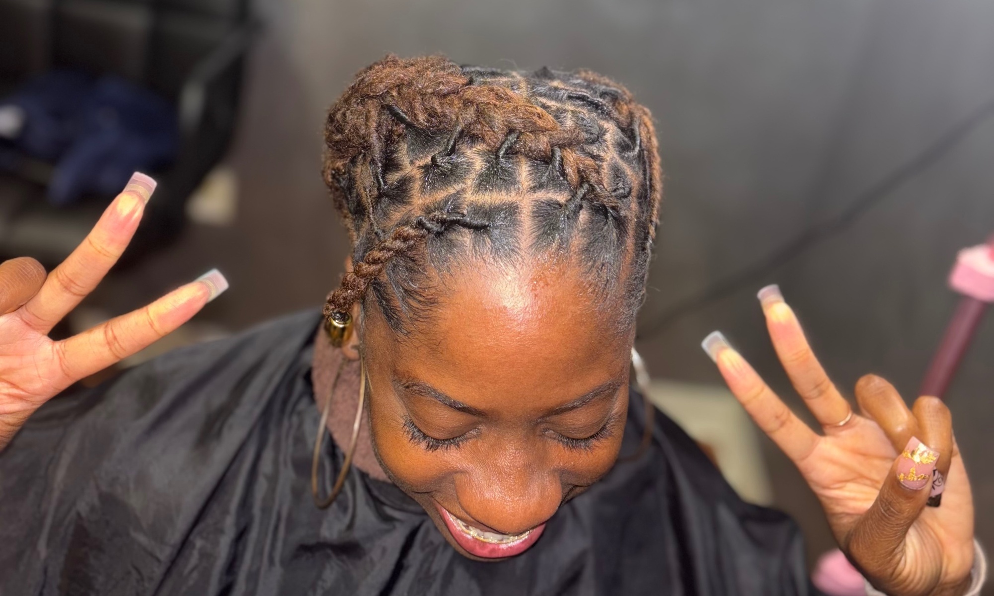 Shampoo & Retwist, Starter Locs, or Two-Strand/Comb Coils Starter Locs