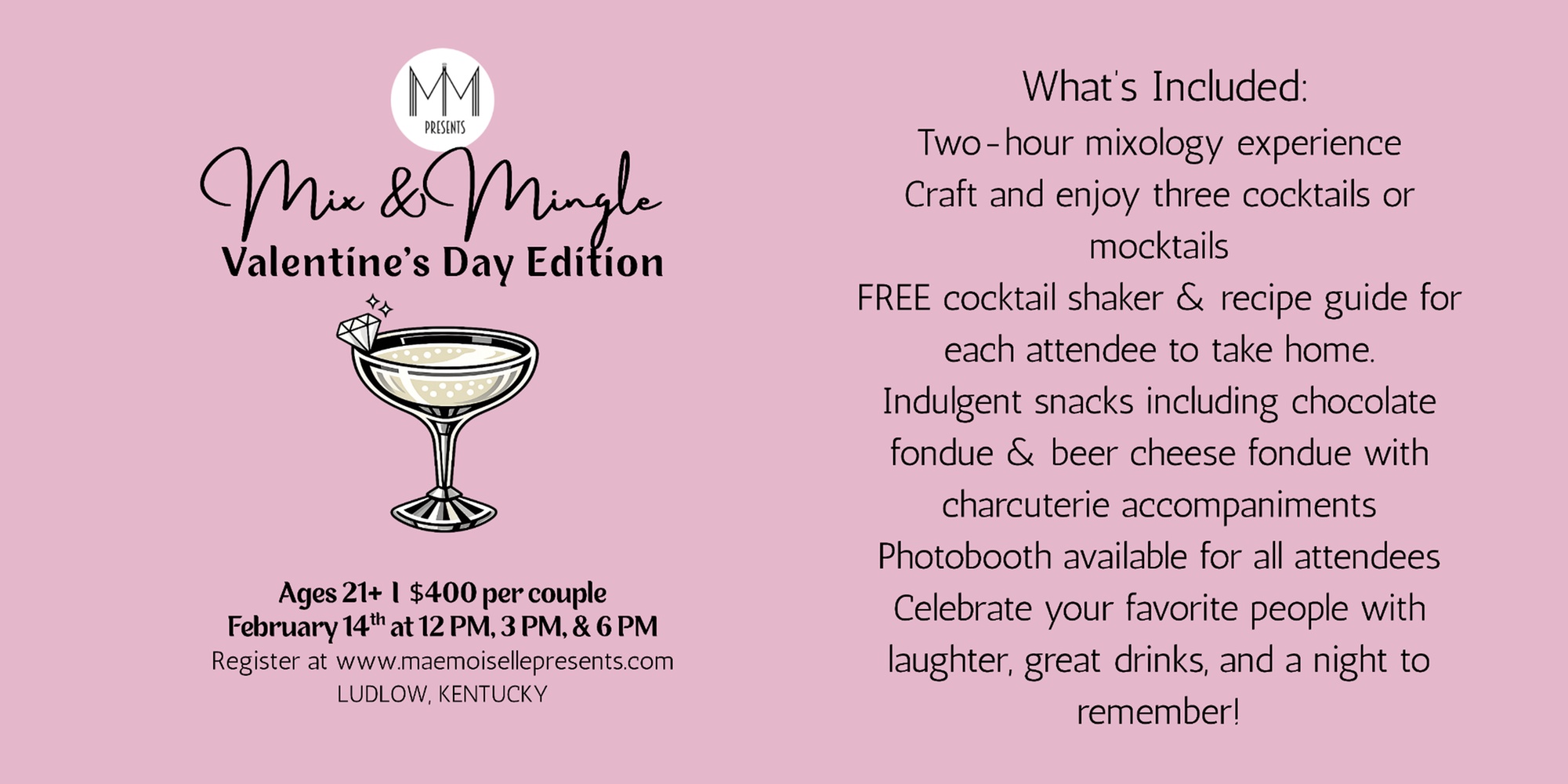 Mix and Mingle: Valentine's Day Edition! on February 14