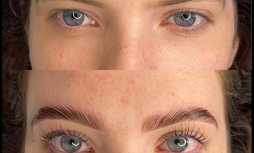 Image 2: Brow Lamination & Shaping with Optional Tint for Defined Brows