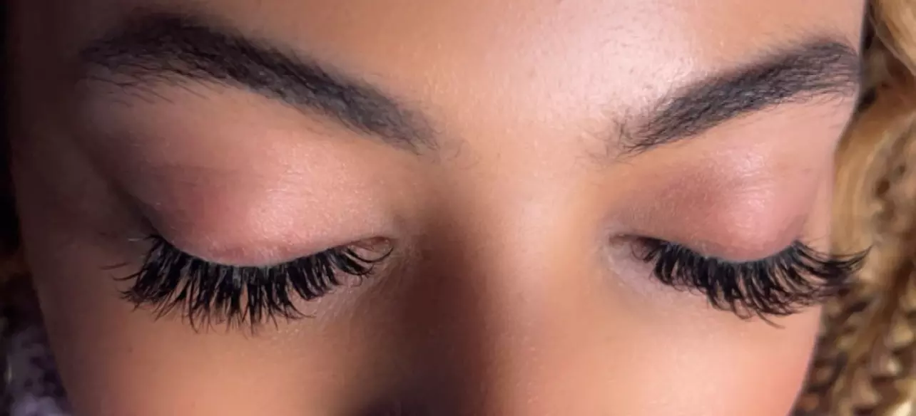 Renew w/ Full Set of Classic, Hybrid, or Volume Eyelash Extensions at Lauxy Dive Beauty & Spa - Up to 50% Off - Second Medium