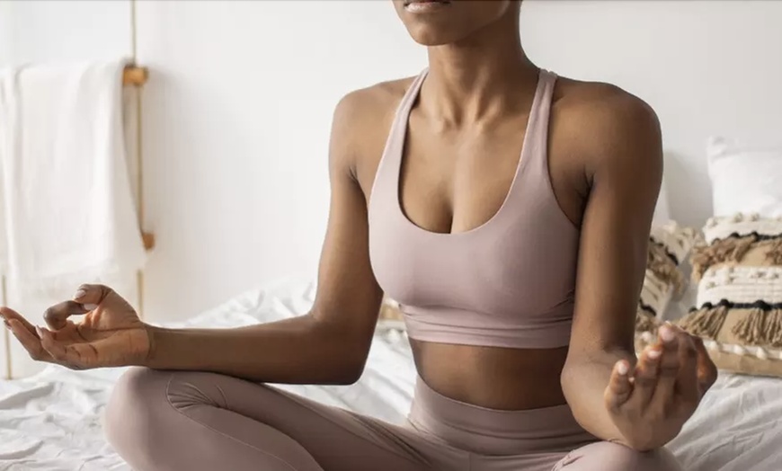 Image 1: Experience Mindfulness with 1, 3 or 5 Virtual Yoga Classes 