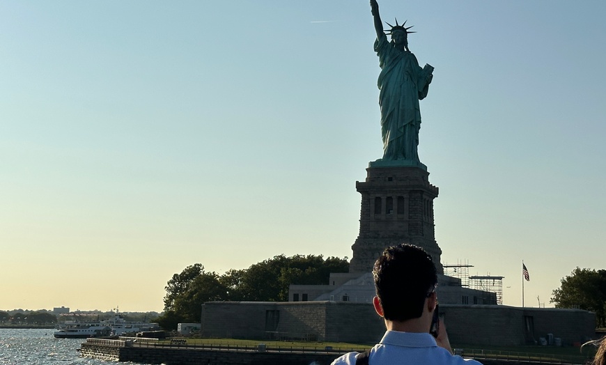 Image 9: Statue of Liberty & New York City Sky Line Sightseeing Sunset Cruise