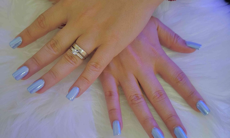 Image 4: One or Two Sessions of -Gel X Manicure, Deluxe Pedicure Spa and More