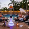 Image 1: Relax in a Hookah Garden with Shisha and Cocktail Options