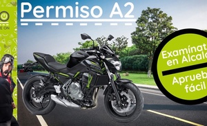 Matrícula, libro y 6 u 8 prácticas para obtener el permiso de moto A2