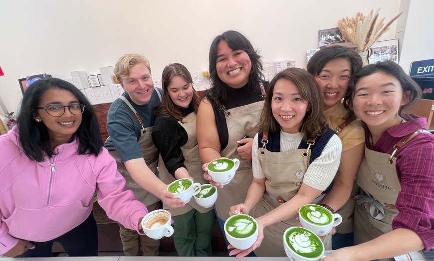 Image 3: Master Beautiful Latte Art: Hands-On Barista Latte Art Class