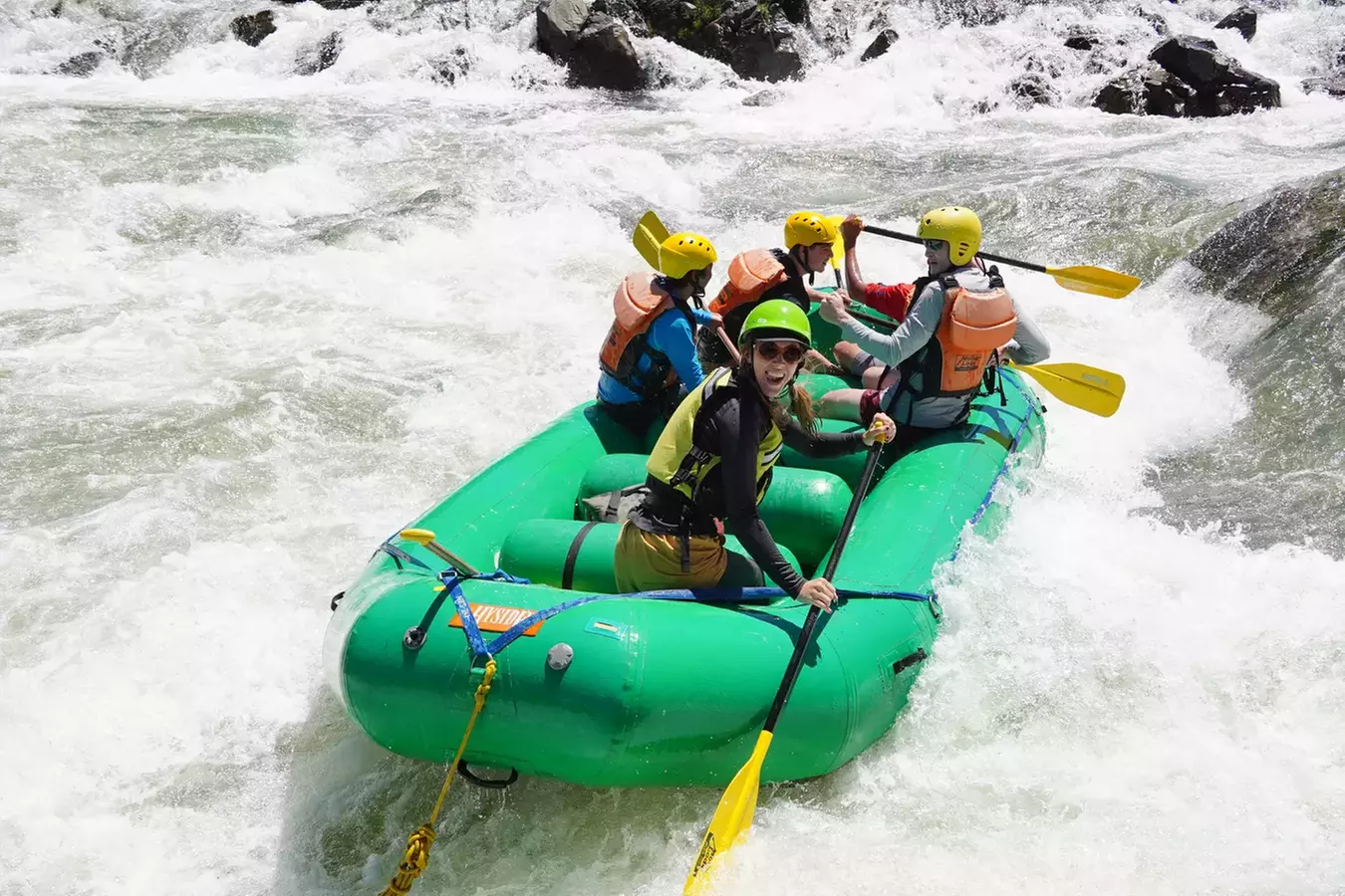 Lower Gorge Rafting Trips with Scenic River Views in California