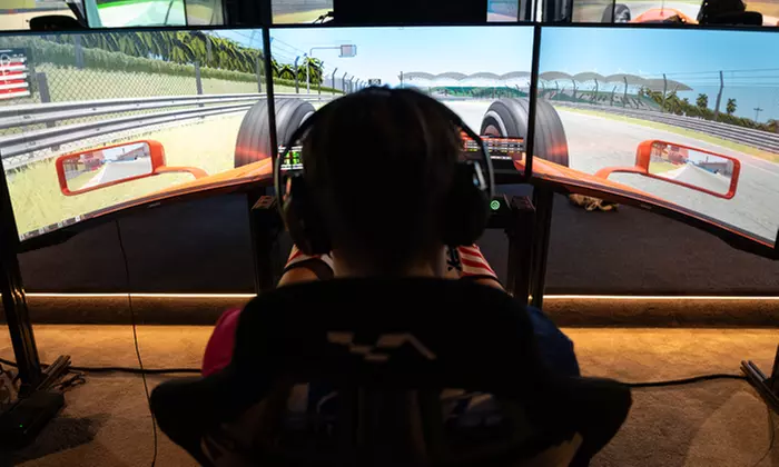 Session de simulateur de course au choix