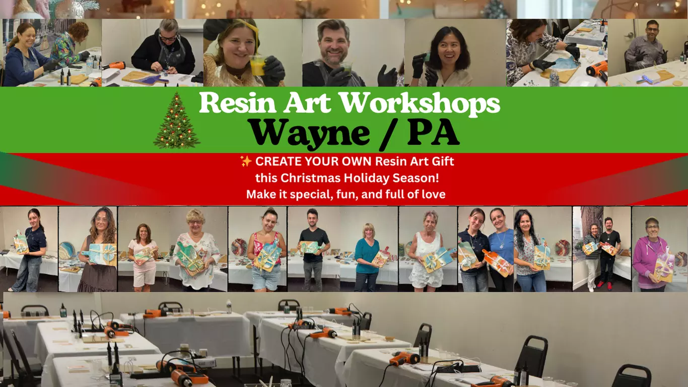 Resin Art Workshop — For One to Ten Participants at Kaya Art Studio