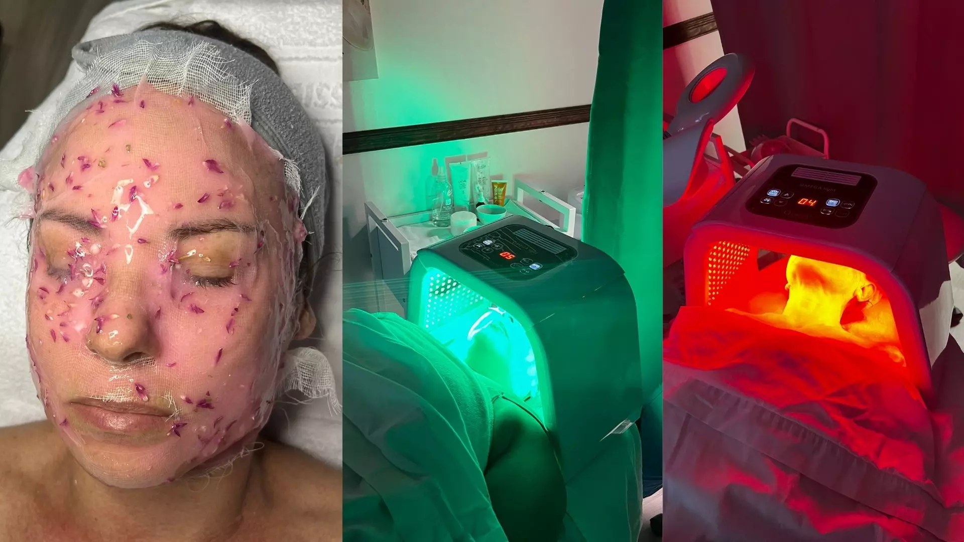 Radiance Rituals: Hand, Arm & Facial Treatments with LED Glow