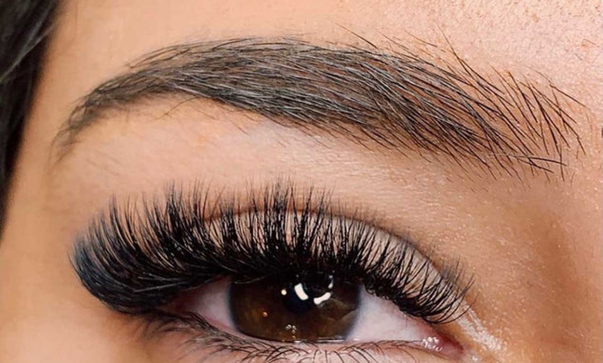 Image 1: Classic or Volume Eyelash Extensions at Soft Glam Lash Brow Studio