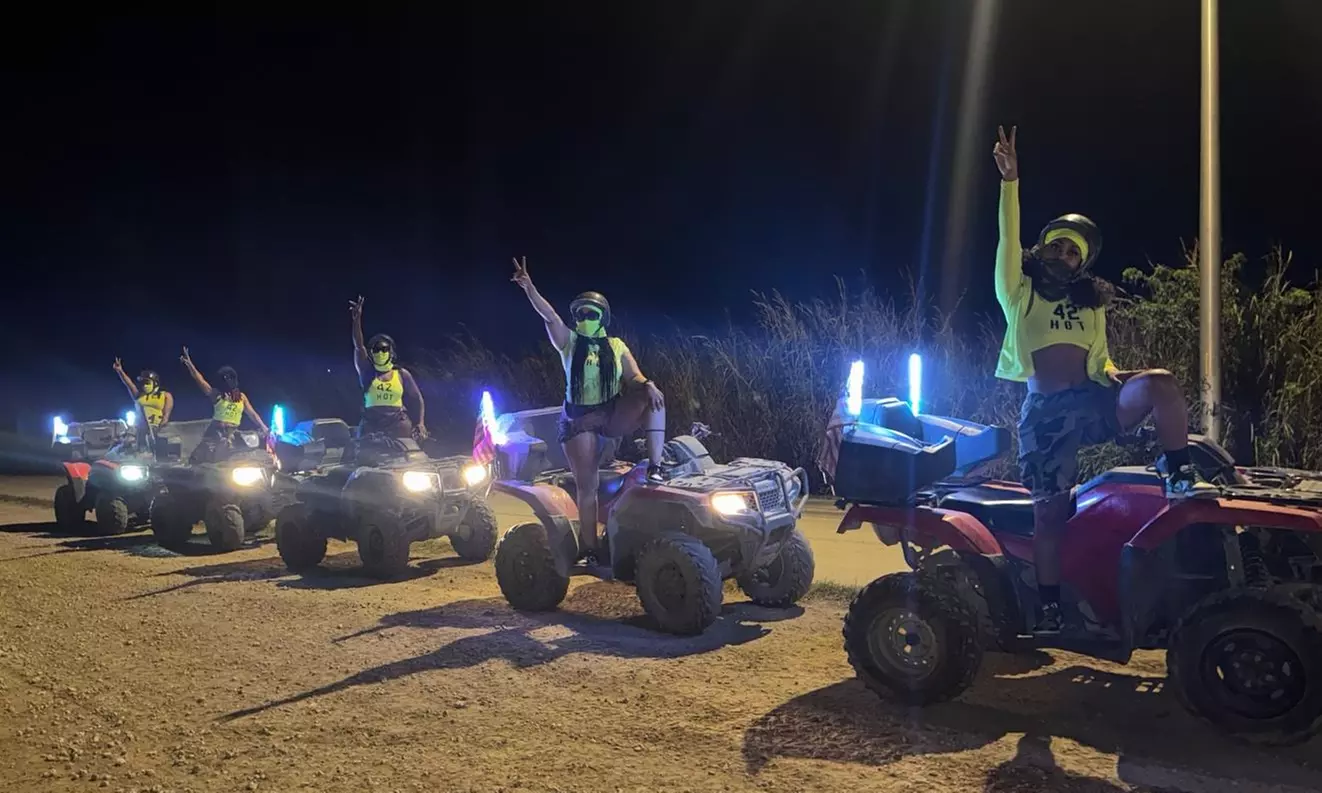 ATV Ride under the Stars – Glowing Trails at Night