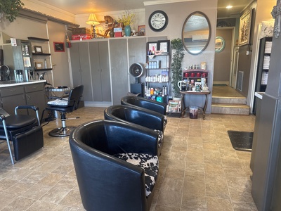 One woman’s Haircut and Oplex treatment - Hair by Amanda