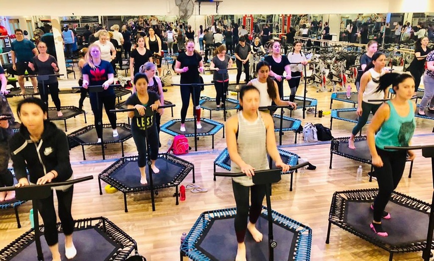 Image 5: Join 2 Classes -SaltoFit HIIT Rebounder Classes for One or Two People