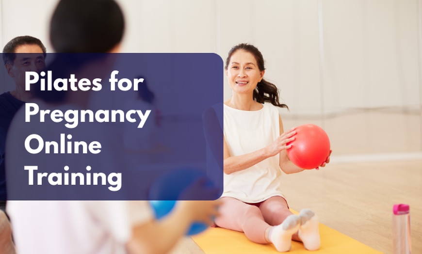 Image 1: Stay Strong with Pilates for Pregnancy Online Training Session