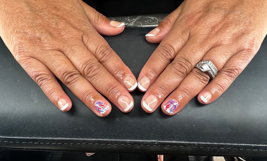 Image 4: Gel Manicure w/ Tier 1, 2, 3 Design, No Design or Nail Removal & More