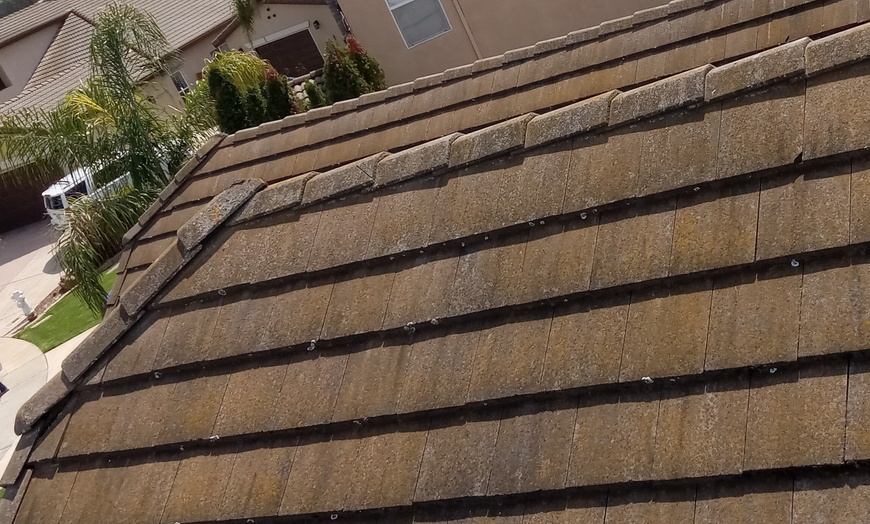 Image 2: Experience Bear Clean Service's roof washing for homes up to 2100 sq ft with a fantastic offer of up to 34% off