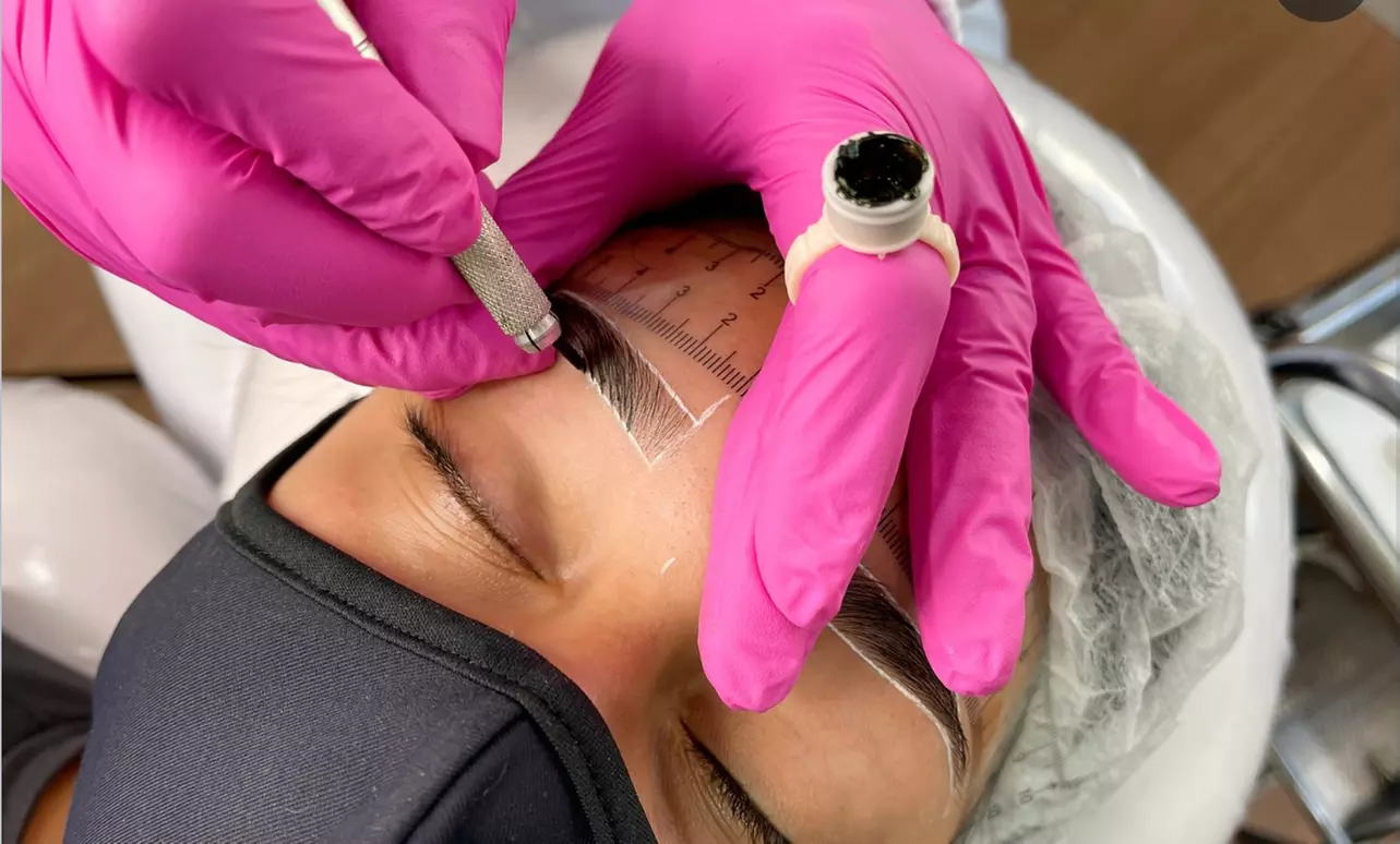 Microblading Session at Elizabeth Beauty and Laser – Professional Brow Enhancement