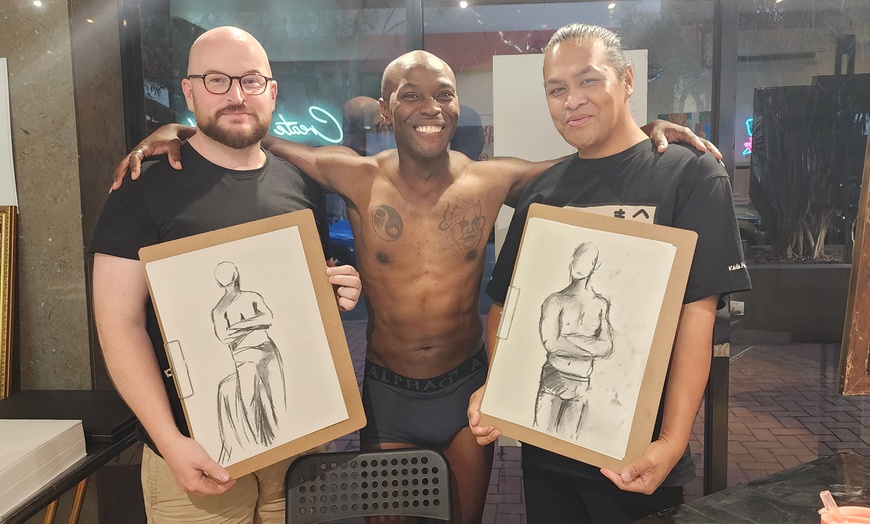 Image 2: Join Drawing Class with Your Own Materials / Art Materials supplied 