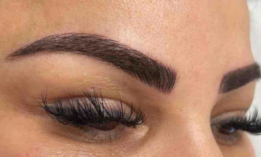 Image 1: Transform Your Look with 3D Microblading Sessions at The Polished Brow LLC (Up to 78% Off)