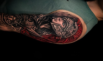Half day of Tattoo Services with Consultation (12-4pm or 4pm-8pm) - Blest Ink
